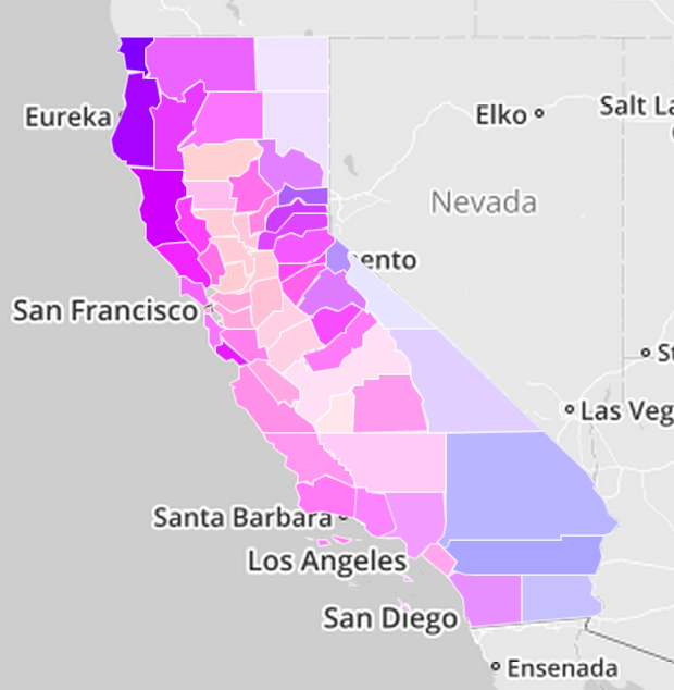 counties California